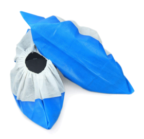 Shoe Cover PP & PE Blue Coated