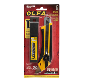 OLFA® 18mm Couteau utilitaire renforcé en fibre de verre Ensemble Combo