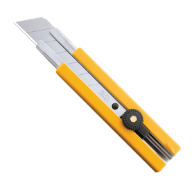 OLFA® 25mm Couteau utilitaire à cliquet avec poignée en caoutchouc